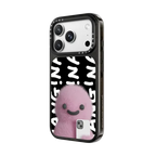 Nang Dinosaurs and Phones | iPhone 18 Pro Max / Impact Case MagSafe Compatible - Glossy / Glossy Black | Image 2