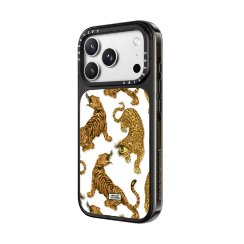 Tiger Eye By Useless Treasures | iPhone 18 Pro Max / Impact Case MagSafe Compatible - Glossy / Glossy Black | Image 2