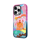 Bubbles by Reana Bachiller | iPhone 14 Pro Max / Impact Case MagSafe Compatible / Cotton Candy | Image 2