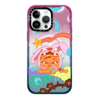 Bubbles by Reana Bachiller | iPhone 14 Pro Max / Impact Case MagSafe Compatible / Cotton Candy | Image 1