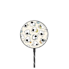 Onigiri Day to day by FURIIRAKUN |   / PowerThru Magnetic Wireless Charger MagSafe Compatible / Black | Image 1