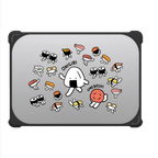 Onigiri&Umeboshi with Sushi by FURIIRAKUN | MacBook Pro 14-inch (M1 - M5) / MacBook Bounce Case / Black | Image 2