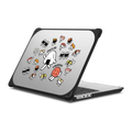 Onigiri&Umeboshi with Sushi by FURIIRAKUN | MacBook Pro 14-inch (M1 - M5) / MacBook Bounce Case / Black | Image 1