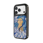 Blue Chrysanthemum | iPhone 18 Pro Max / Impact Case MagSafe Compatible - Glossy / Glossy Black | Image 2