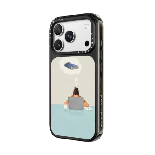 Dreaming of Bed | iPhone 18 Pro Max / Impact Case MagSafe Compatible - Glossy / Glossy Black | Image 2
