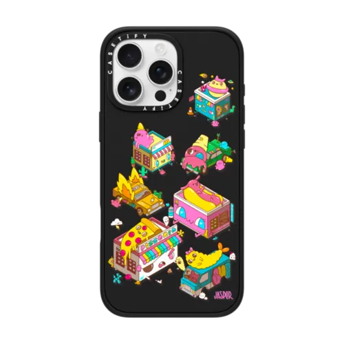 BAD NEIGHBORS by Jasper Wong | iPhone 16 Pro Max / Impact Case MagSafe Compatible / Matte Black | Image 1