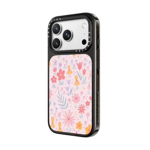 Maddie's Florals by Ivory Paper Co | iPhone 18 Pro Max / Impact Case MagSafe Compatible - Glossy / Glossy Black | Image 2