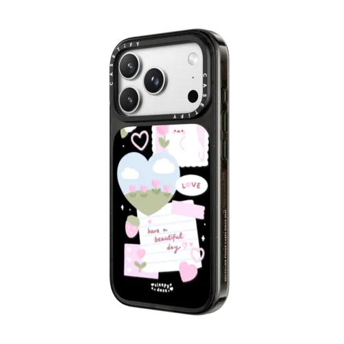beautiful day by sleepydaze | iPhone 18 Pro Max / Impact Case MagSafe Compatible - Glossy / Glossy Black | Image 2