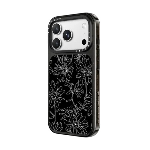 Simple Daisies | iPhone 18 Pro Max / Impact Case MagSafe Compatible - Glossy / Glossy Black | Image 2