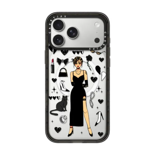 PARTY TIME BY DAHYE | iPhone 17 Pro Max / Impact Case MagSafe Compatible / Black | Image 1