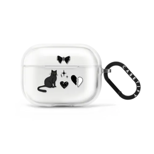 BLACK CAT BY DAHYE | AirPods Pro 2 / Earbuds Impact Case / Frost | Image 1