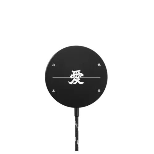 Love |   / PowerThru Magnetic Wireless Charger MagSafe Compatible / Black | Image 1