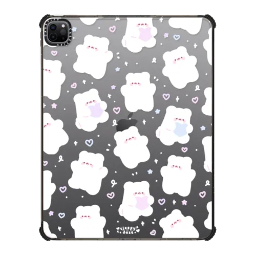 mochi doodles by sleepydaze | iPad Pro 12.9-inch (5th/6th gen) / iPad Impact Case / Black | Image 1