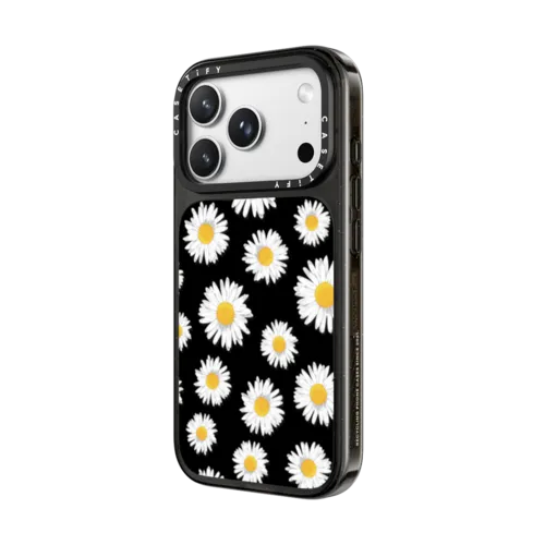 DAISIES | iPhone 18 Pro Max / Impact Case MagSafe Compatible - Glossy / Glossy Black | Image 2