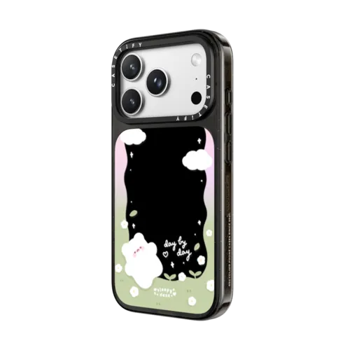 day by day by sleepydaze | iPhone 18 Pro Max / Impact Case MagSafe Compatible - Glossy / Glossy Black | Image 2