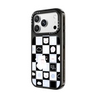 good day mochi checkers by sleepydaze | iPhone 18 Pro Max / Impact Case MagSafe Compatible - Glossy / Glossy Black | Image 2
