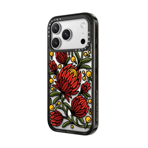Flower Power by Chris Costa | iPhone 17 Pro Max / Impact Case MagSafe Compatible / Black | Image 2