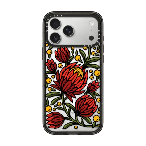Flower Power by Chris Costa | iPhone 17 Pro Max / Impact Case MagSafe Compatible / Black | Image 1