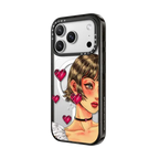 HEART LOVE BY DAHYE | iPhone 17 Pro Max / Impact Case MagSafe Compatible / Black | Image 2