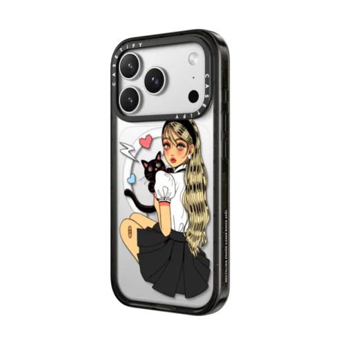 GIVE ME LOVE BY DAHYE | iPhone 17 Pro Max / Impact Case MagSafe Compatible / Black | Image 2