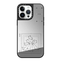 Eternity | iPhone 14 Pro Max / Mirror Case MagSafe Compatible / Silver on Black | Image 1