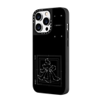 Eternity | iPhone 14 Pro Max / Mirror Case MagSafe Compatible / Silver on Black | Image 2