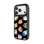 Food Leonarudo pattern | iPhone 18 Pro Max / Impact Case MagSafe Compatible - Glossy / Glossy Black | Image 2