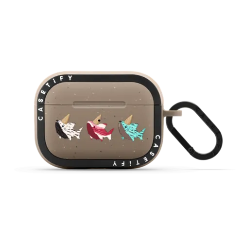 ice cream Leonarudo | AirPods Pro 2 / Earbuds Bounce Case / Matte Taupe | Image 1