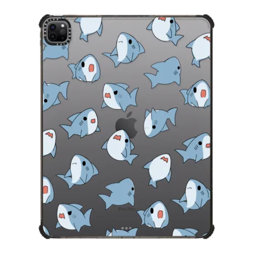 Normal Leonarudo pattern | iPad Pro 12.9-inch (5th/6th gen) / iPad Impact Case / Black | Image 1