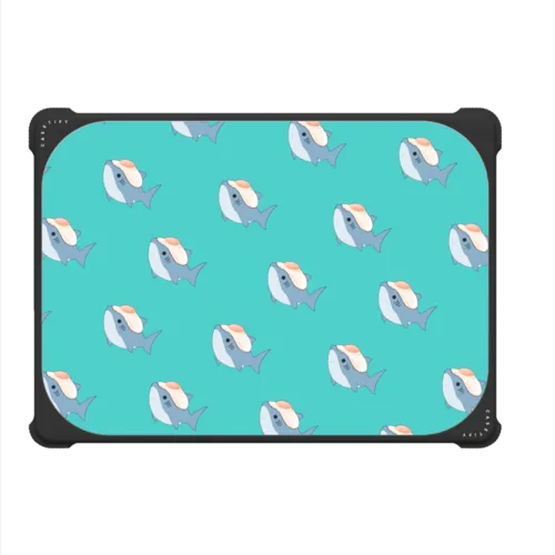 Medamayaki pattern | MacBook Pro 14-inch (M1 - M5) / MacBook Bounce Case / Black | Image 2