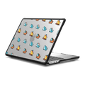 pixel Leonarudo pattern | MacBook Pro 14-inch (M1 - M5) / MacBook Impact Case / Black | Image 1