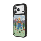 frolicking flower | iPhone 18 Pro Max / Impact Case MagSafe Compatible - Glossy / Glossy Black | Image 2