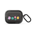 Happy Garden by Laura Jane Illustrations | AirPods Pro 2 / Earbuds Bounce Case / Matte Charcoal | Image 1