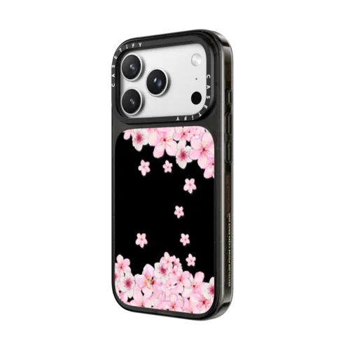 SAKURA CHERRY SATURDAY | iPhone 18 Pro / Impact Case MagSafe Compatible - Glossy / Glossy Black | Image 2