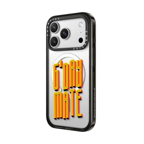 G'DAY MATE by Chris Costa | iPhone 17 Pro Max / Impact Case MagSafe Compatible / Black | Image 2