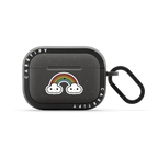 Double Rainbow | AirPods Pro 2 / Earbuds Bounce Case / Matte Charcoal | Image 1
