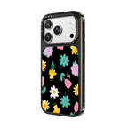 Happy Garden by Laura Jane Illustrations | iPhone 18 Pro Max / Impact Case MagSafe Compatible - Glossy / Glossy Black | Image 2