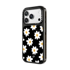 Daisies by Laura Jane Illustrations | iPhone 18 Pro Max / Impact Case MagSafe Compatible - Glossy / Glossy Black | Image 2
