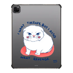 Kitty Mad | iPad Pro 12.9-inch (5th/6th gen) / iPad Impact Case / Black | Image 1