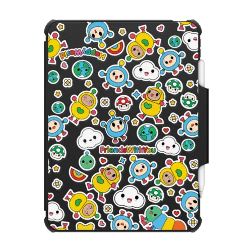Happy World | iPad Pro 12.9-inch (5th/6th gen) / iPad Impact Folio Case / Black | Image 1