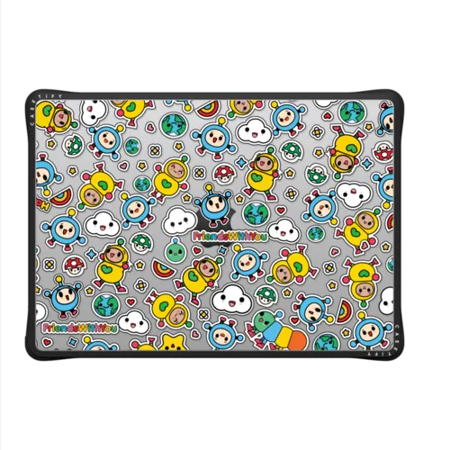 Happy World | MacBook Pro 14-inch (M1 - M5) / MacBook Impact Case / Black | Image 2