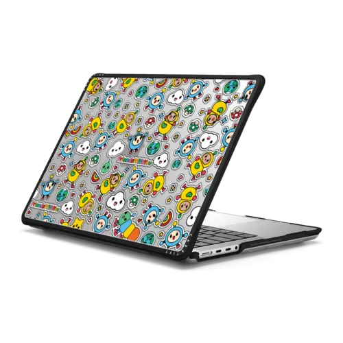 Happy World | MacBook Pro 14-inch (M1 - M5) / MacBook Impact Case / Black | Image 1