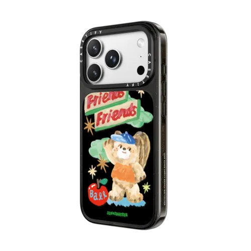 SLOWCOASTER Friends Friends  Pokori Phone Case | iPhone 18 Pro Max / Impact Case MagSafe Compatible - Glossy / Glossy Black | Image 2