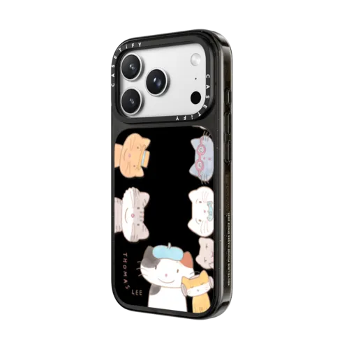 WAKE UP! CATS | iPhone 18 Pro Max / Impact Case MagSafe Compatible - Glossy / Glossy Black | Image 2