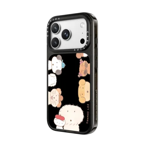 WAKE UP! PUPPIES | iPhone 18 Pro Max / Impact Case MagSafe Compatible - Glossy / Glossy Black | Image 2