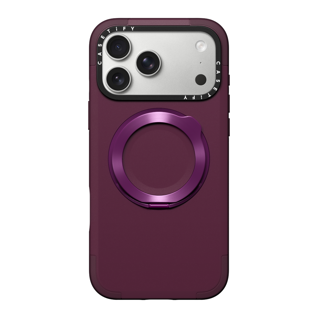 iPhone 17 Pro Max - Force Ring Stand Case - Mulberry | Image 1