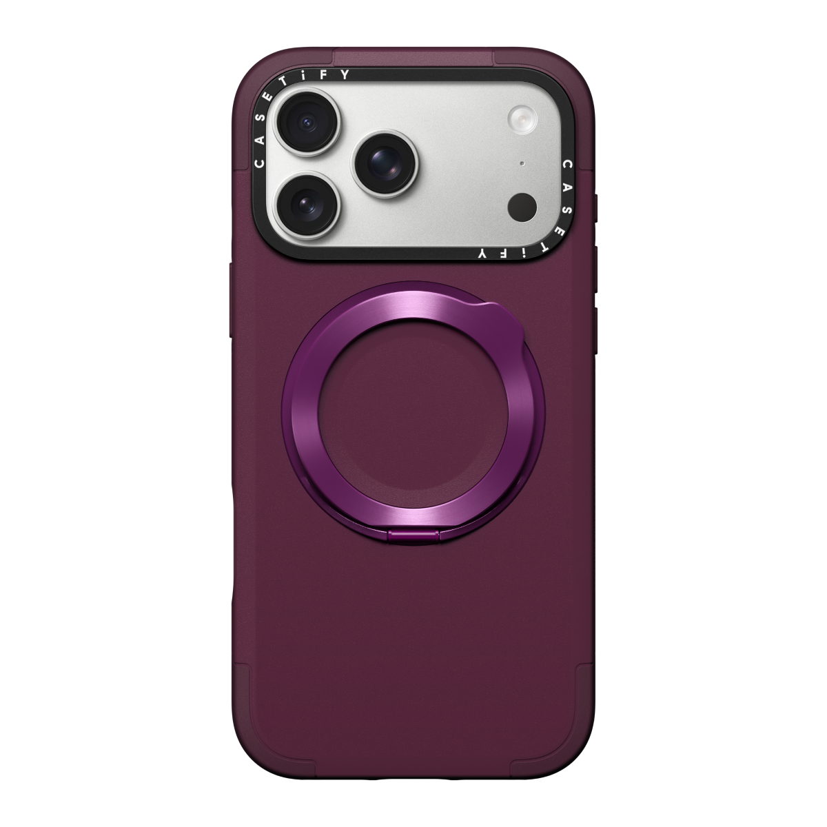 iPhone 17 Pro Max - Force Ring Stand Case - Mulberry | Image 1