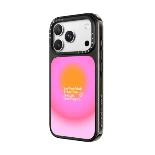 Made To Live Your Best Life | iPhone 18 Pro Max / Impact Case MagSafe Compatible - Glossy / Glossy Black | Image 2
