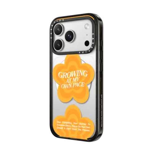 Growing At My Own Pace | iPhone 17 Pro Max / Impact Case MagSafe Compatible / Black | Image 2