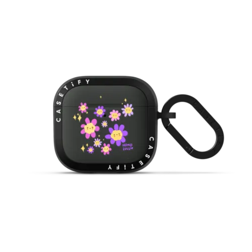 Baby Daisies | AirPods 4 & 5 / Earbuds Bounce Case / Charcoal | Image 1